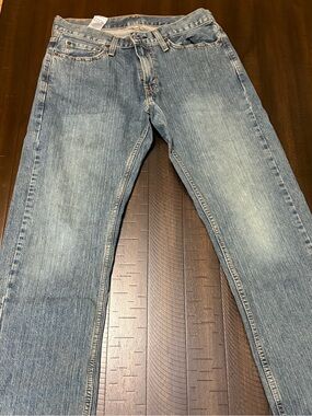 Levi's Men's Light Blue Straight Jeans